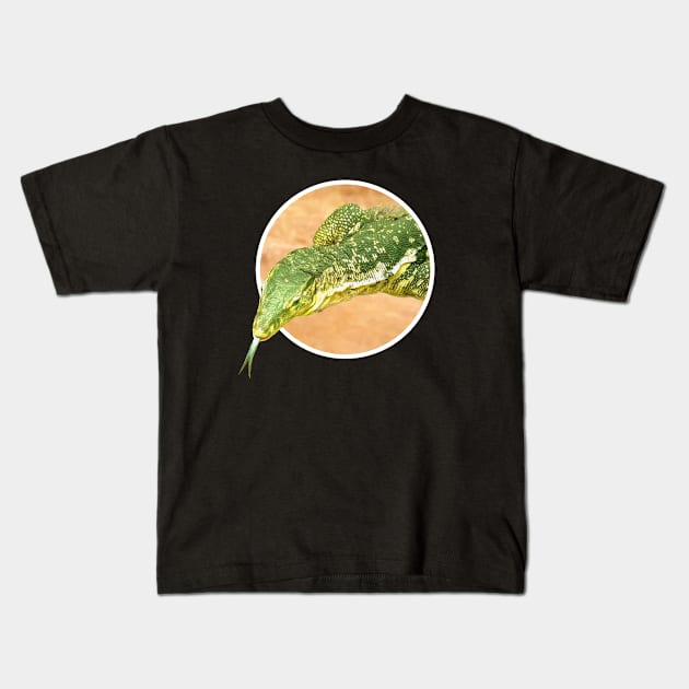 Monitor lizard Kids T-Shirt by Guardi